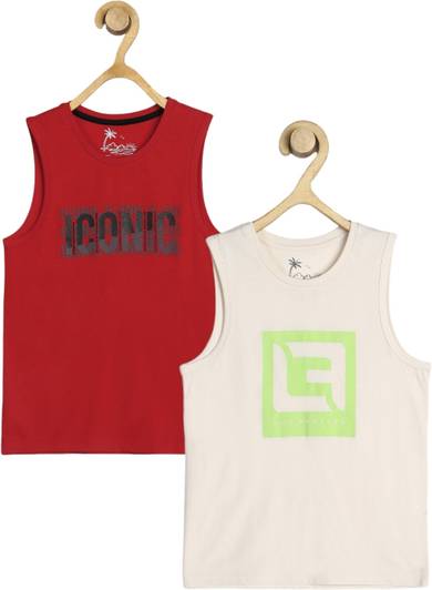 Alan Jones Vest For Boys Pure Cotton