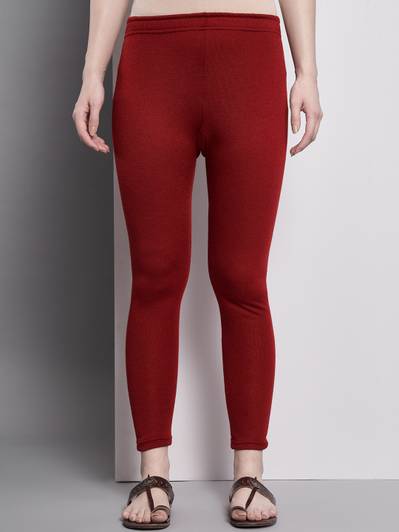 Soft Colors Ankle Length  Winter Wear Legging