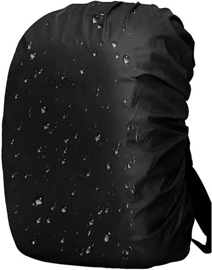 Gokich 1 Waterproof Bag Rain Cover with Cary Pouch(Black, 1) Luggage Cover
