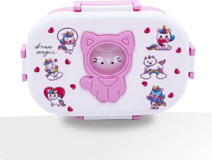 PLAST BOY Astro Kitty 1 Containers Polypropylene School Lunch Box