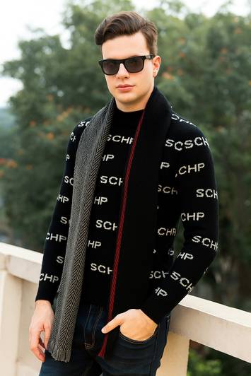 SCHp Striped Men Muffler