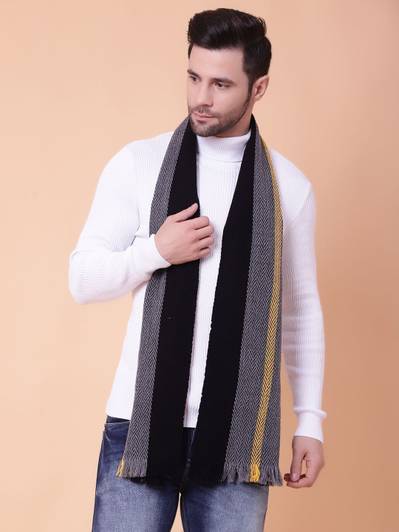 vesture Striped Men Muffler