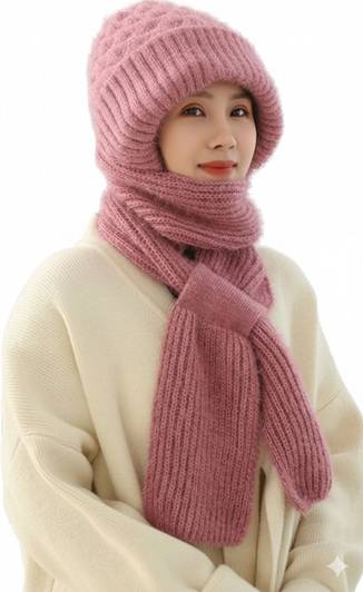 Zunbella Self Design, Solid Women Muffler