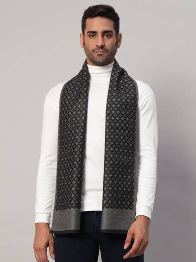 Ravaiyaa - Attitude Is Everything Printed Men Muffler