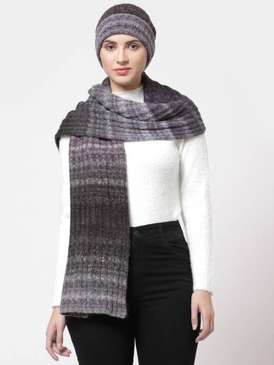 513 Self Design Women Muffler