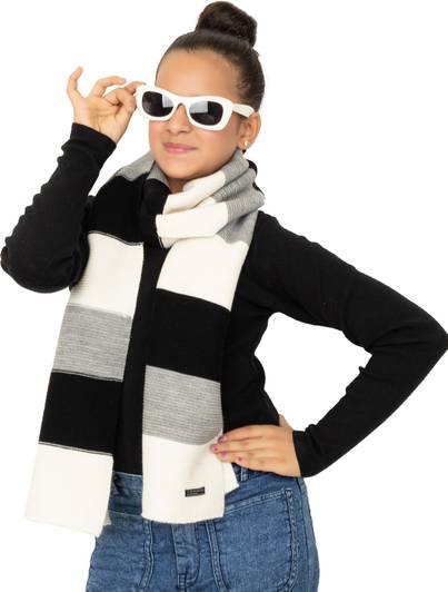 513 Striped Women Muffler