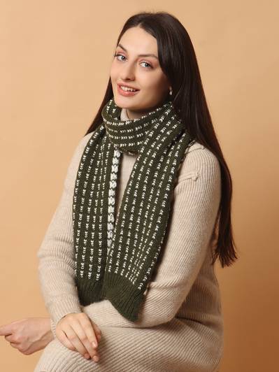 SCHp Striped Women Muffler