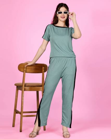 SAKARMAA Tshirt Pant Co-ords Set