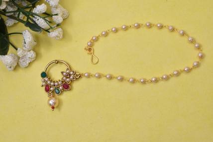 Meira Jewellery Gold-plated Plated Alloy Nathiya