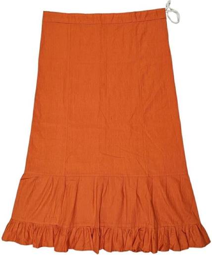 Belizs Orange Pure Cotton Petticoat