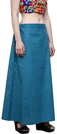 SGWomenCreation 009_Teal Blue Petticoat Pure Cotton Petticoat