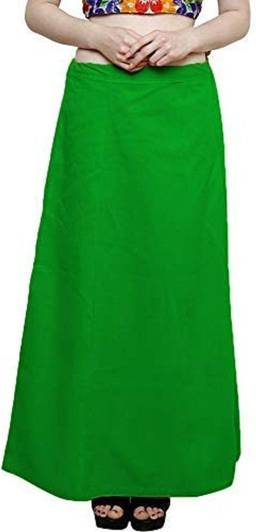 trendzmy PT_CT_1037_Green Pure Cotton Petticoat
