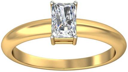 avsar AVR620YB 14kt Cubic Zirconia Yellow Gold ring