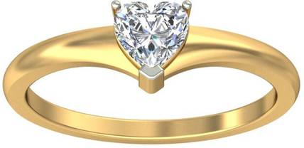 avsar AVR612YB 14kt Cubic Zirconia Yellow Gold ring