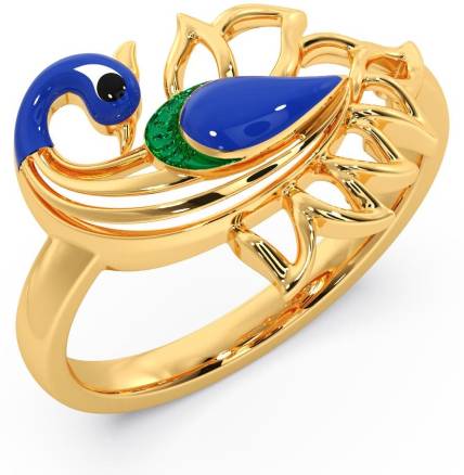 Candere by Kalyan Jewellers Gold Ring 14kt Yellow Gold ring