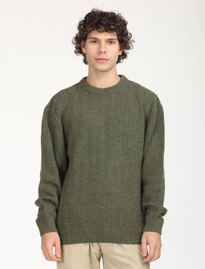 LEVI'S Round Neck Solid Men Pullover