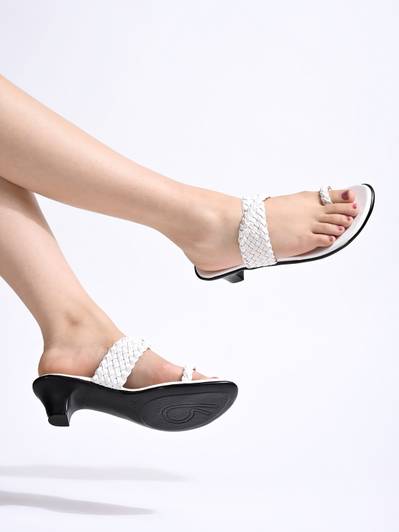 SHOETOPIA Girls Slip-on Heels