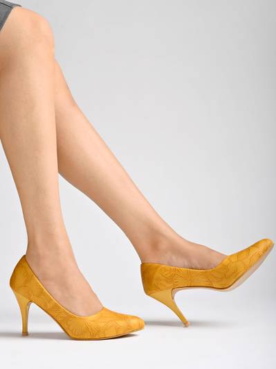 SHOETOPIA Girls Slip-on Heels