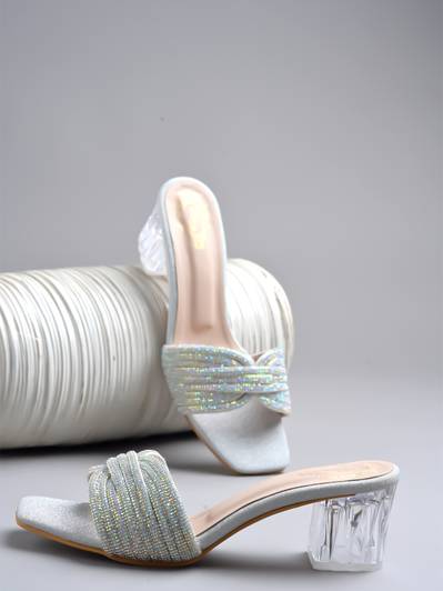 SHOETOPIA Girls Slip-on Heels