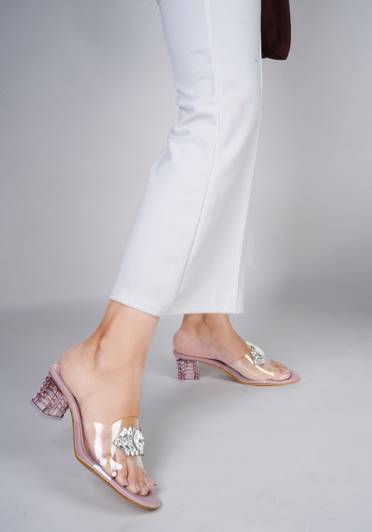 TRYME Girls Slip-on Heels