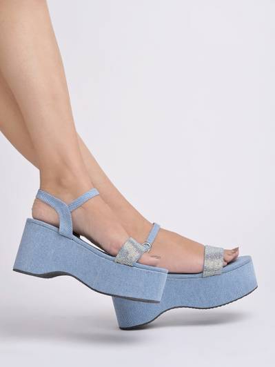 SHOETOPIA Girls Buckle Wedges