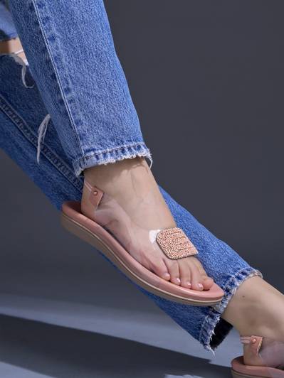 SHOETOPIA Girls Sling Back Flats