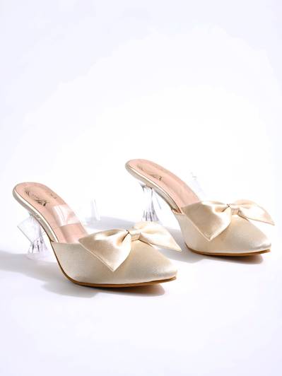 SHOETOPIA Girls Slip-on Heels