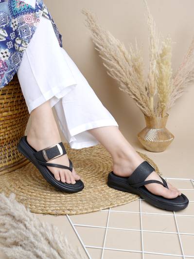 SHOETOPIA Girls Slip-on Wedges