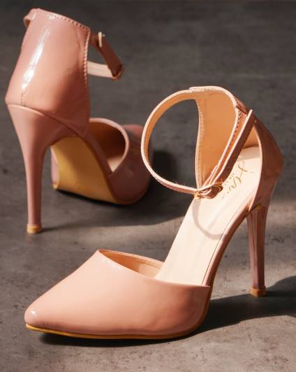 jm looks Girls Buckle Heels