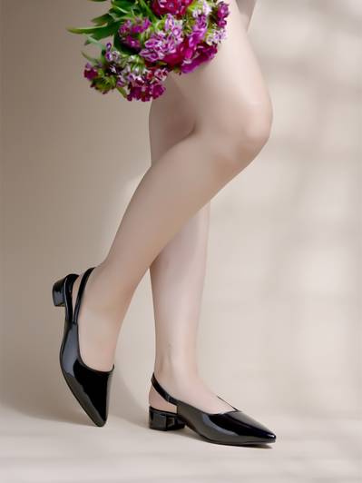 SHOETOPIA Girls Sling Back Heels