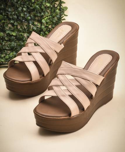 jm looks Girls Slip-on Wedges