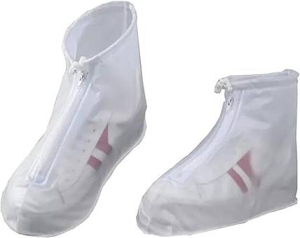 Dumleto Waterproof Shoes Cover, Rain Boot Shoe Covers, Reusable Women Men Silicone MULTI COLOUR Boots Shoe Cover, Flat Shoe Cover, High Ankle Shoe Cover, High Heeled Shoe Cover