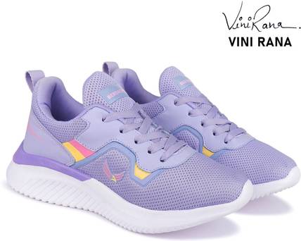 BERSACHE Girls Lace Running Shoes