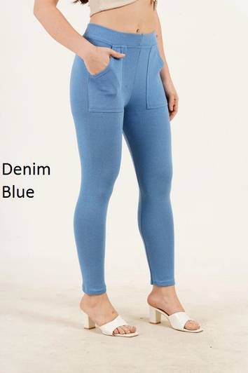 house of common Blue Jegging