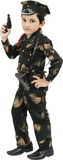Chandrika Army Dress for 7 - 8 Years Kids Costume Wear
