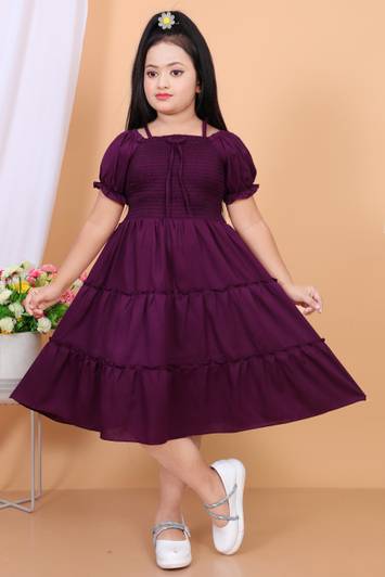 DSGARMENT Girls Calf Length Festive/Wedding Dress
