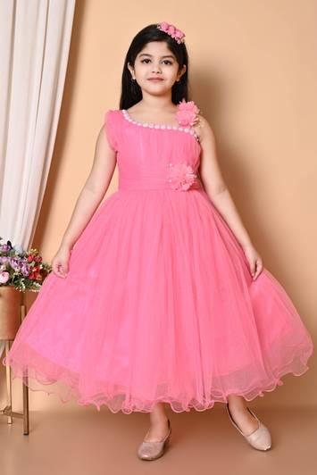 KHUKU ENTERPRISE Indi Girls Maxi/Full Length Party Dress