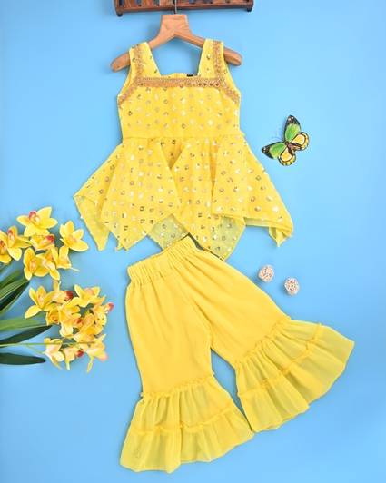 MYTEX FASHION Baby Girls Festive & Party Kurta and Pyjama Set