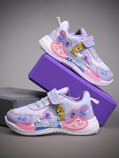 Santhanakid Girls Velcro Sneakers