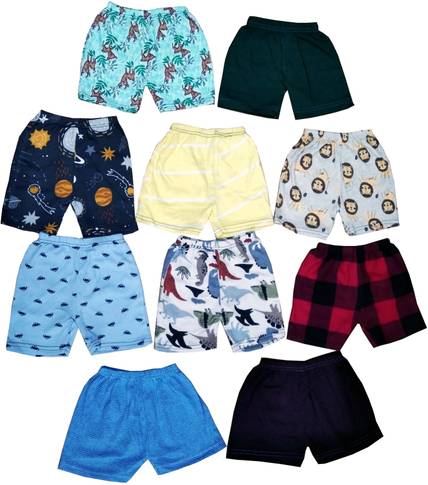 LAKSIMA Short For Baby Boys & Baby Girls Casual Printed Pure Cotton