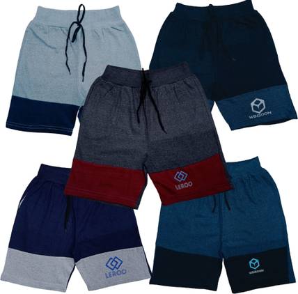 LERROO Short For Boys Casual Printed Pure Cotton