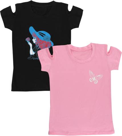 fasla Girls Casual Cotton Blend Top