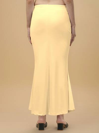 Shayonam and Shayonam Fishcut Saree Shapewear Biege Lycra Bland Petticoat Lycra Blend Petticoat
