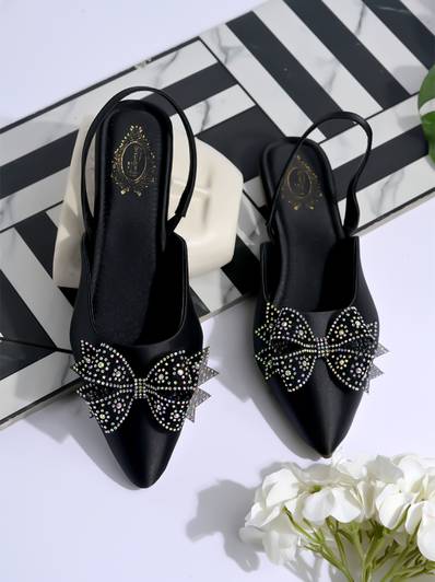 SHOETOPIA Girls Sling Back Flats