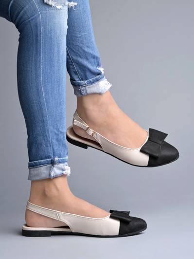 SHOETOPIA Girls Sling Back Flats