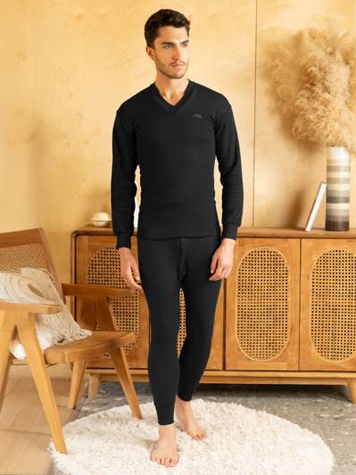 LUX COTT'S WOOL Men Top - Pyjama Set Thermal