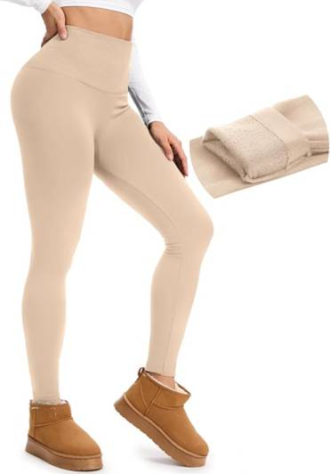 Lebami Winter Warm Thermal Stockings Tights Thick Fleece Lined Leggings For Women Women Pyjama Thermal