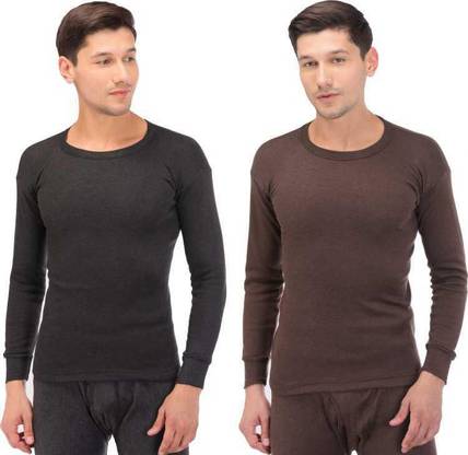 Aivira Men Top Thermal (Pack of 2) Men Top Thermal