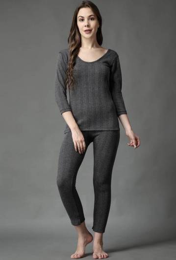 OSWAAL Thermal wear for women set warmer for winter Women Top - Pyjama Set Thermal