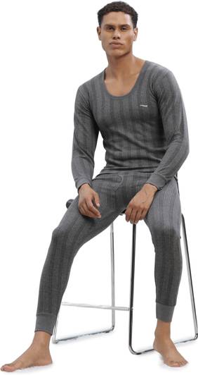 Dollar Ultra Dollar Ultra Mens Thermal Round Neck Top & Bottom Set Men Top - Pyjama Set Thermal